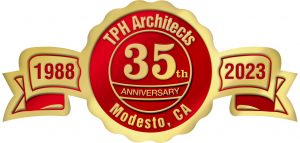 TPH Architects, Modesto, CA. 35th Anniversary. 1988-2023.